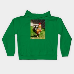 Chickens - Strutting Rooster Kids Hoodie